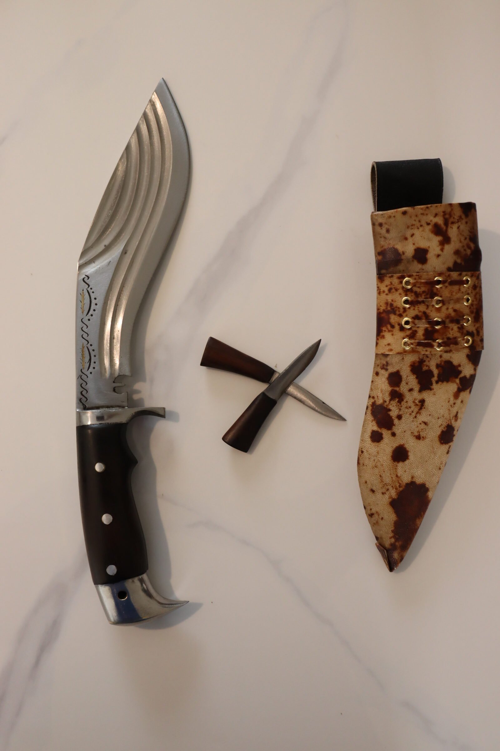 8" Original 5 Chira Handcrafted Khukuri – Traditional Souvenir Handicraft