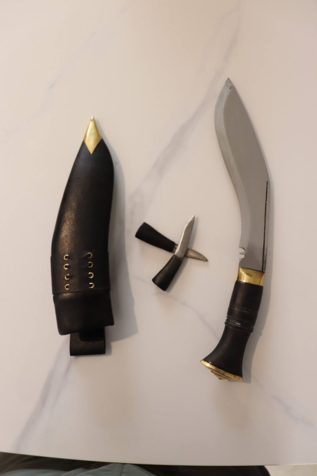 9" Original Nepal Army Khukuri Knife – Handmade Gurkha Khukri with matte Sheath