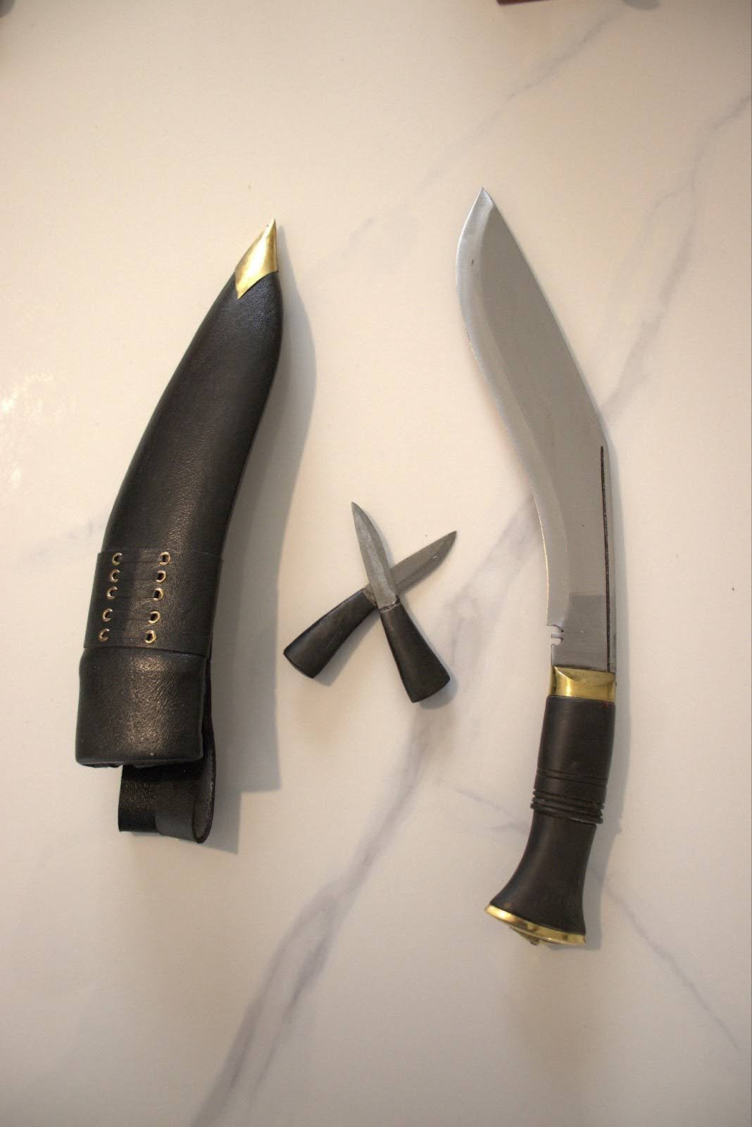 11" Nepal Army Khukuri Knife – Handmade Gurkha Khukuri with Matte sheath