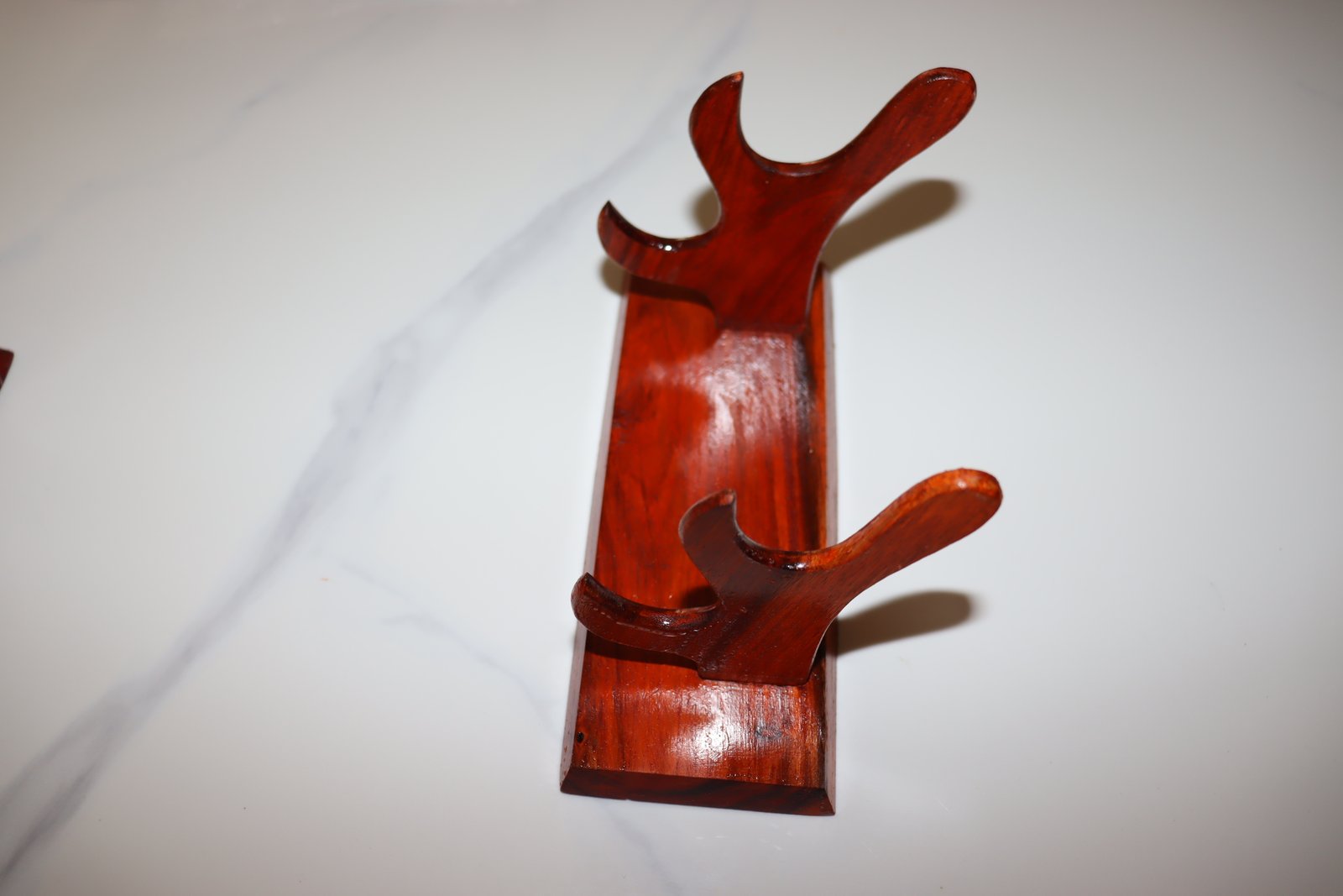 Handcrafted Wooden Khukuri Display Stand – Traditional Nepali Knife Holder